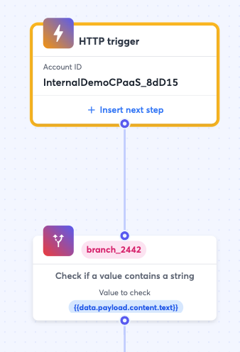 HTTP Trigger as part of a Workflow