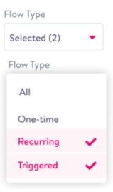 Multiple Flow Types