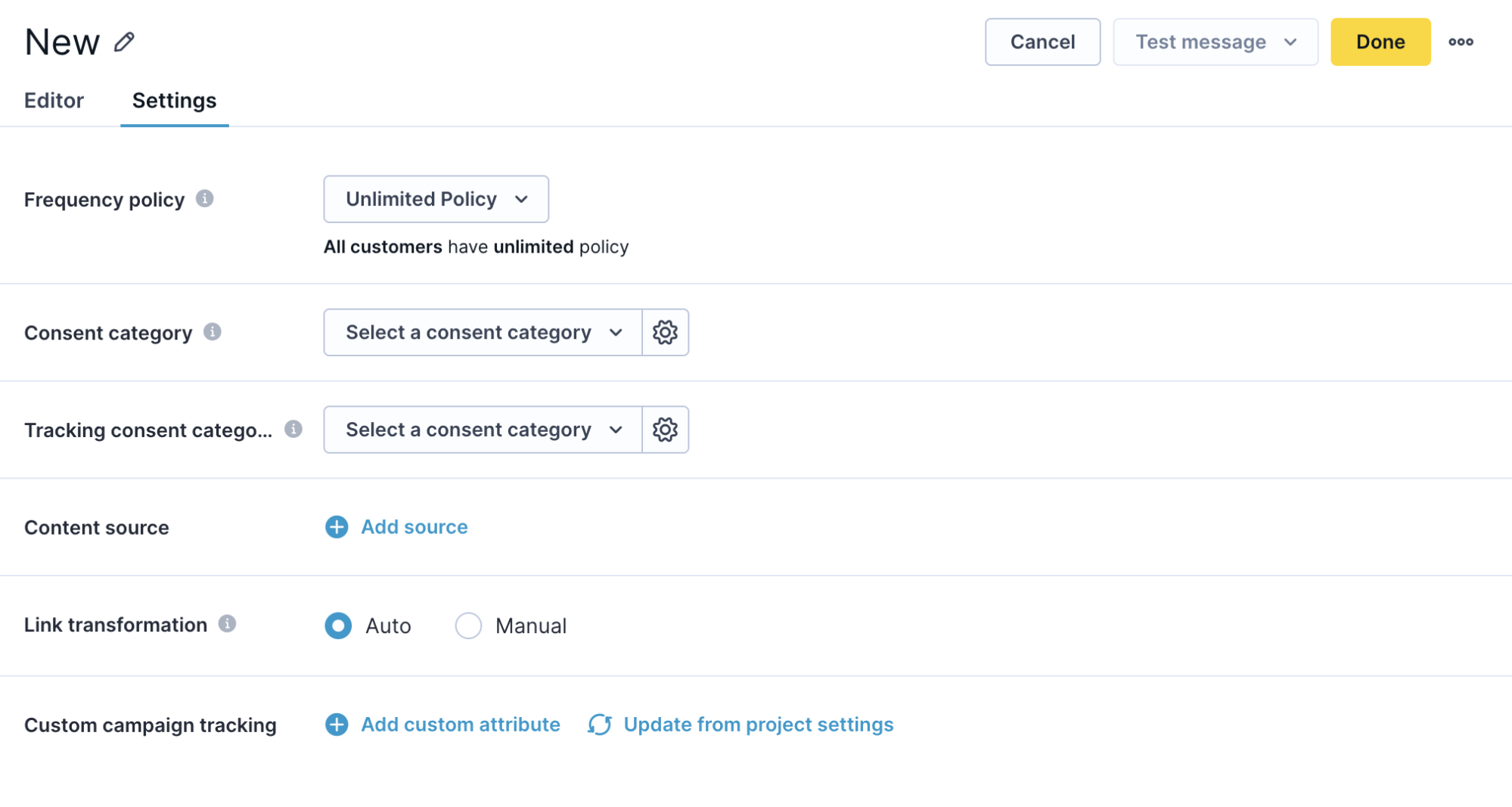 Configure LINE settings.