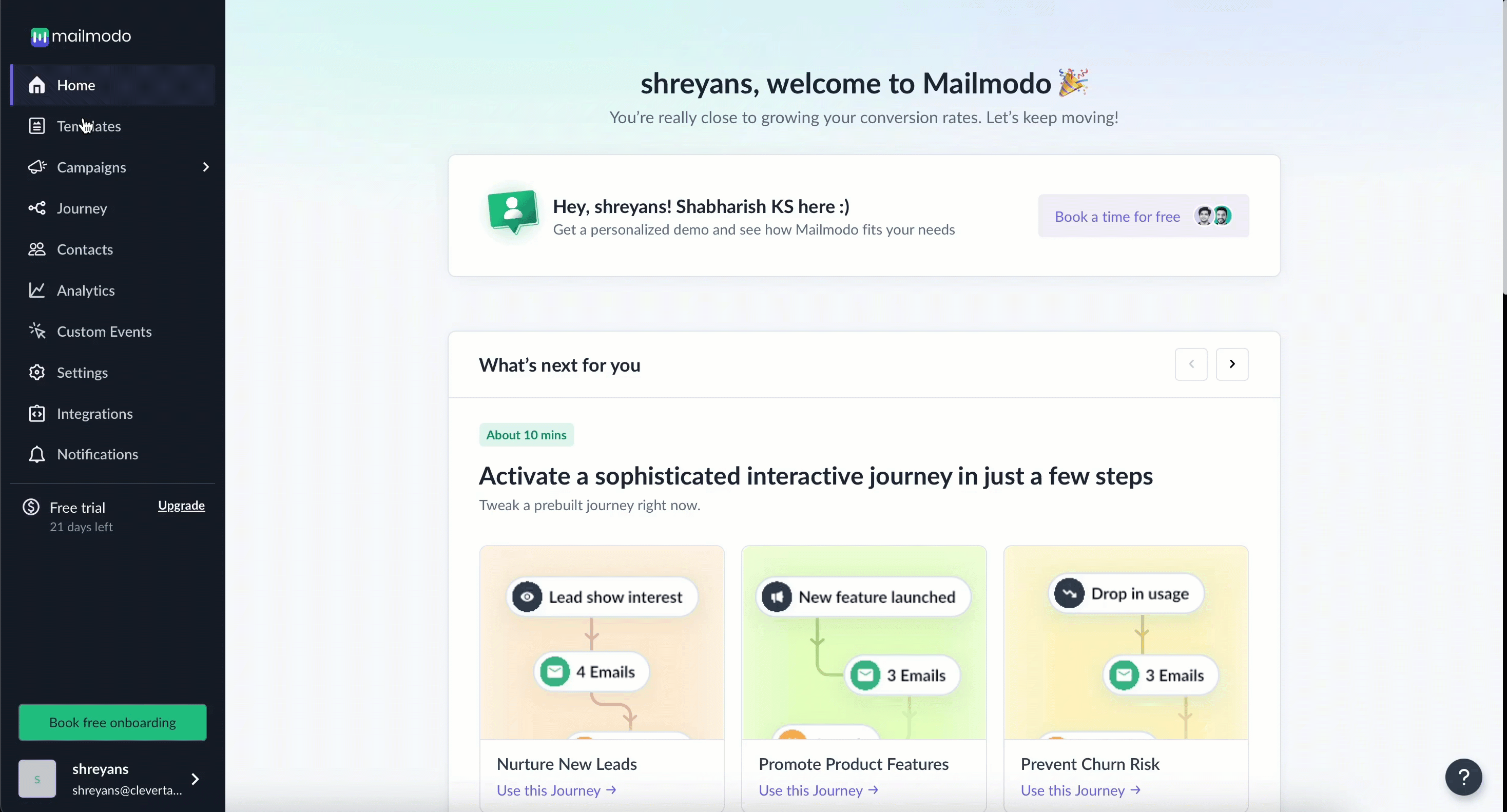 Create or Select Template