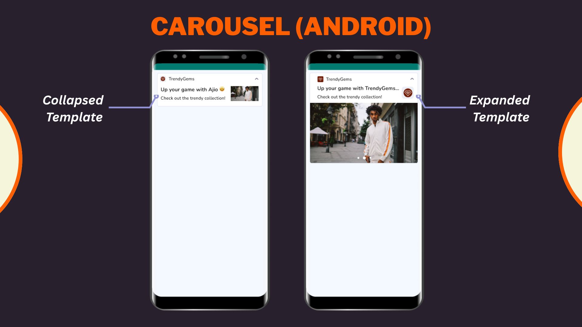 Carousel Template in Android