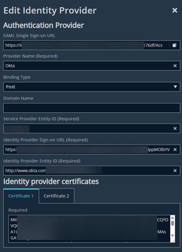 Configuration for Okta as an IdP in BeyondTrust Pathfinder