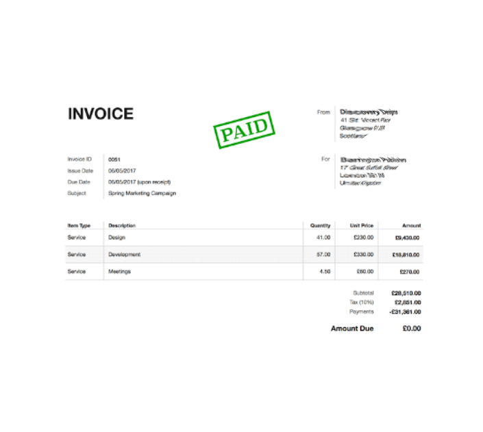 Invoice OCR