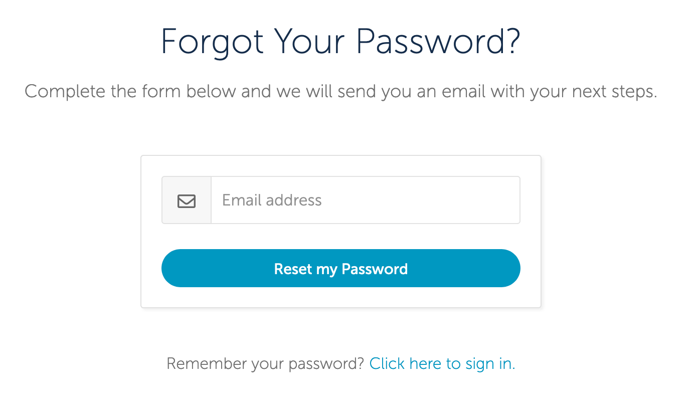 Forgot Password