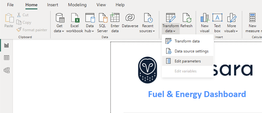 Edit Parameters in your Existing Dashboard