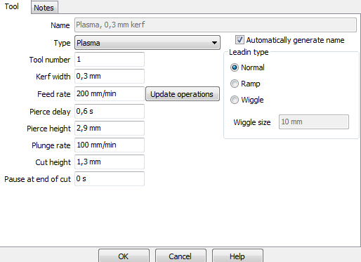 sheetcam tool library torchmate