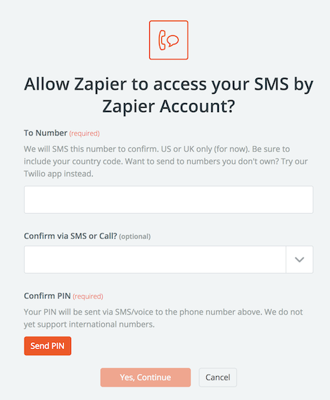 Verifying a number in Zapier