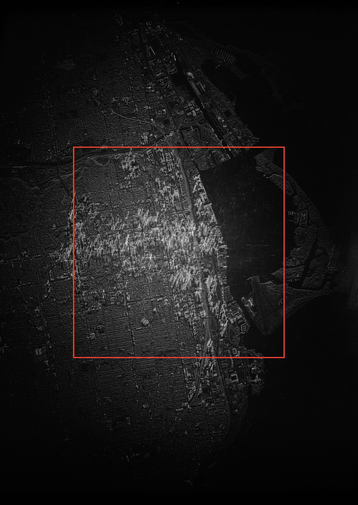 Toronto, Canada, 0.5 m x 3 looks, NFP Scene Size 12x8.5 km