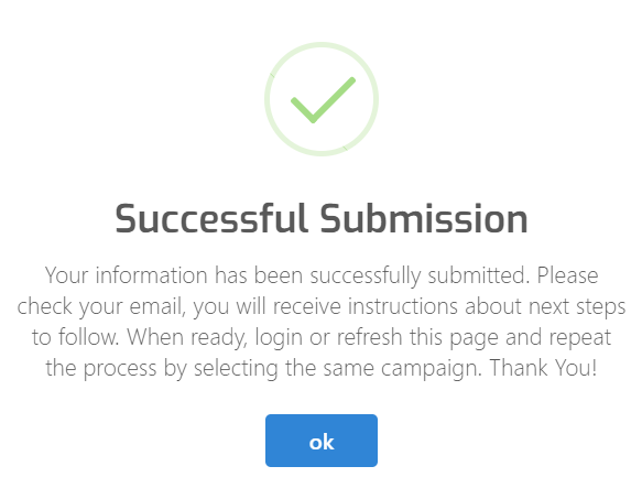 Successful Submission