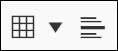 Viewing the Insert table, Insert horizontal line, and Image Manager icons