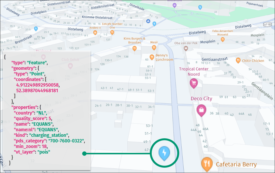 Advanced POI - EV charging station