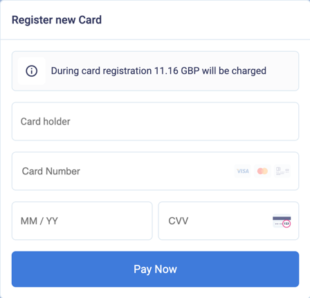 Register a new card and charge the last failed billing event