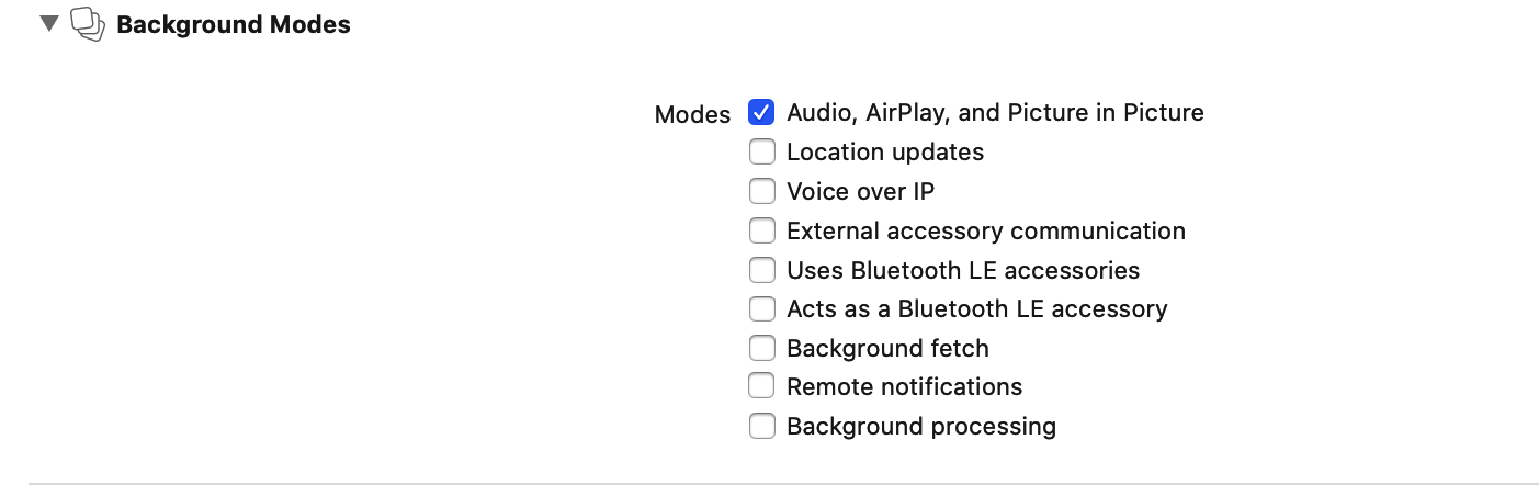add permissions for Audio, AirPlay, and Picture in Picture for ios app