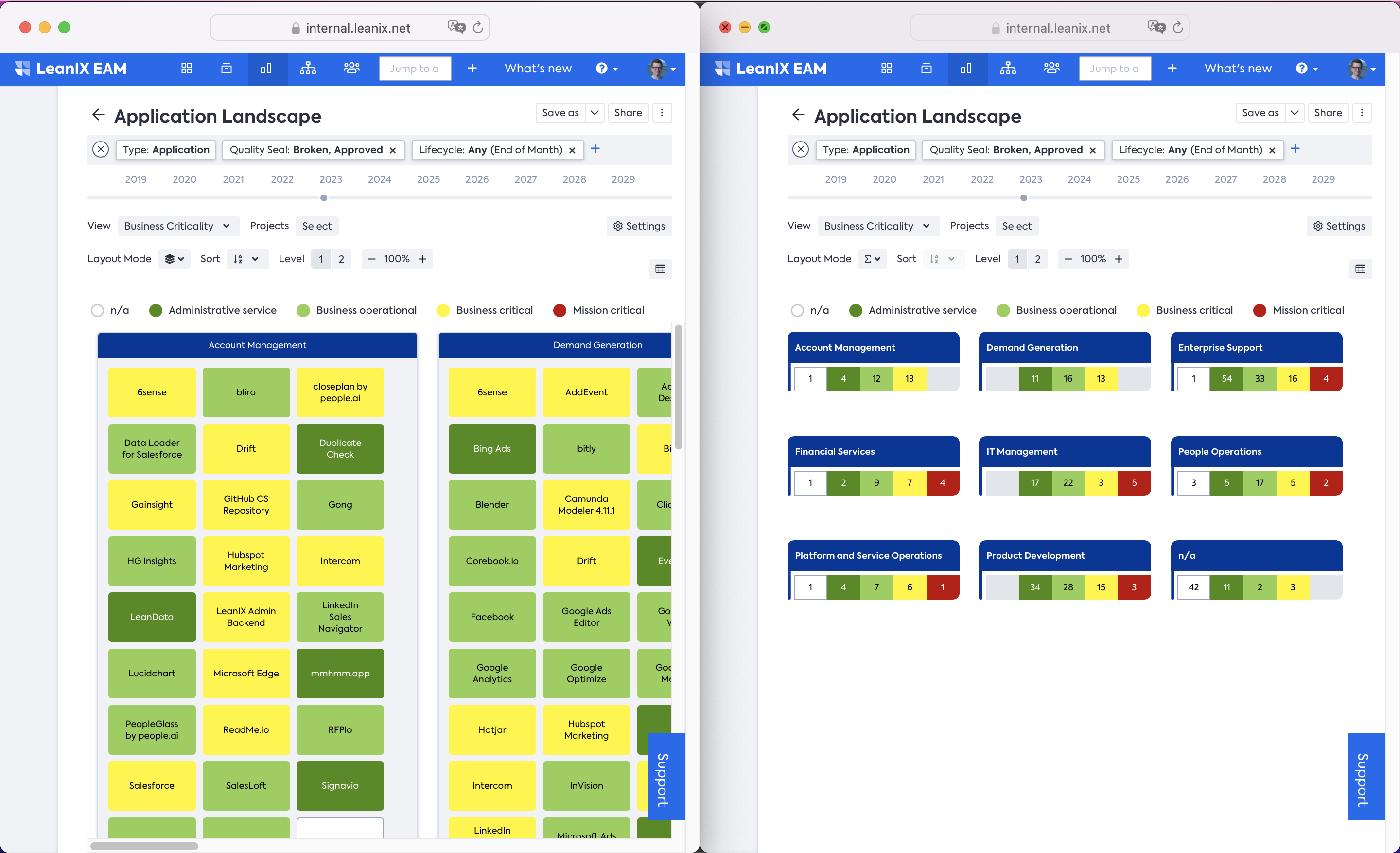 Left side: Detailed Layout

Right side: Roll up Layout