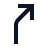 SLIGHT_RIGHT_TURN icon