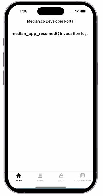 Median App Resumed Demo