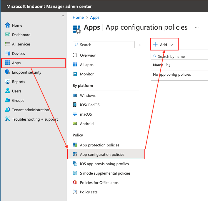 Microsoft Endpoint Manager admin center