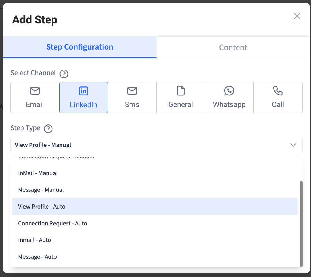 LinkedIn content creation steps for Automated task