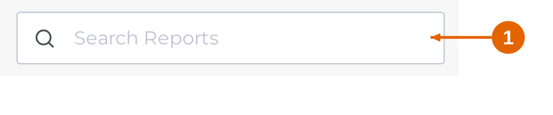 _Figure 3. Enter a report name in Search Reports._