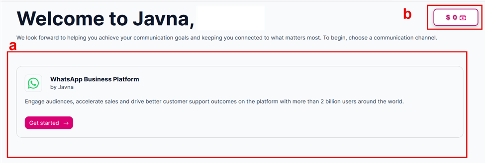 Figure 9: The components of the homepage area.

