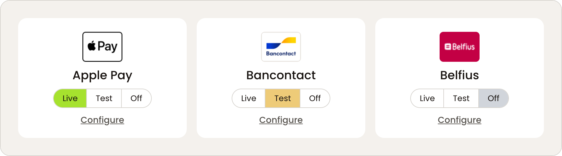 Buckaroo transaction mode