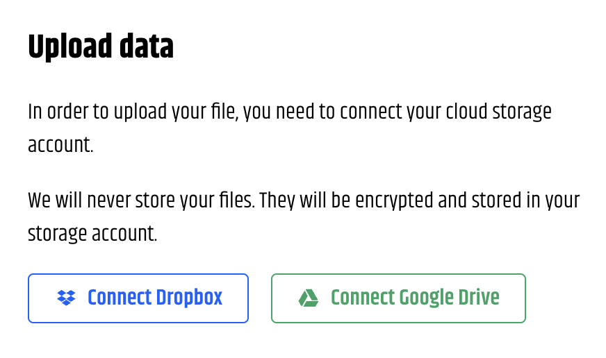 Contributors upload files to their personal Dropbox or Google Drive accounts in the [GPT Data DAO](https://www.gptdatadao.org/claim/upload).