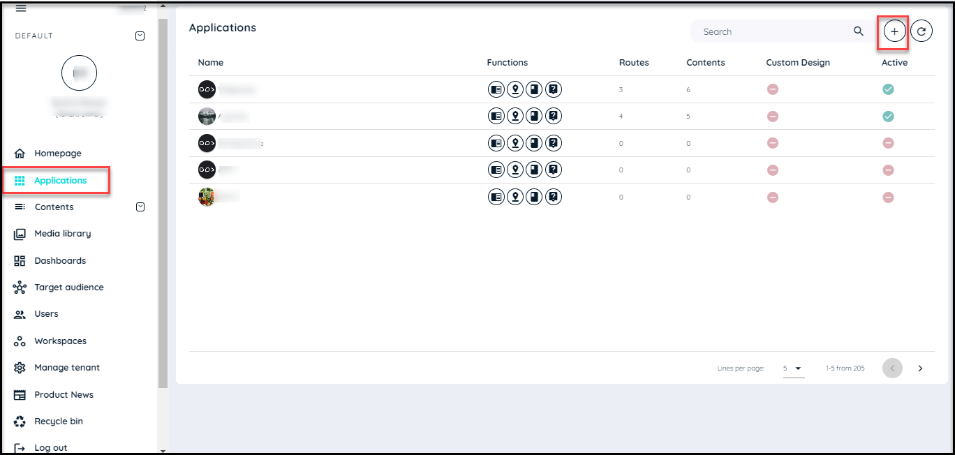 Create your first Application