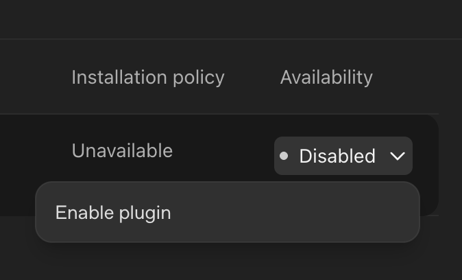 Placeholder: the Redbird app's publish option, set to the workspace