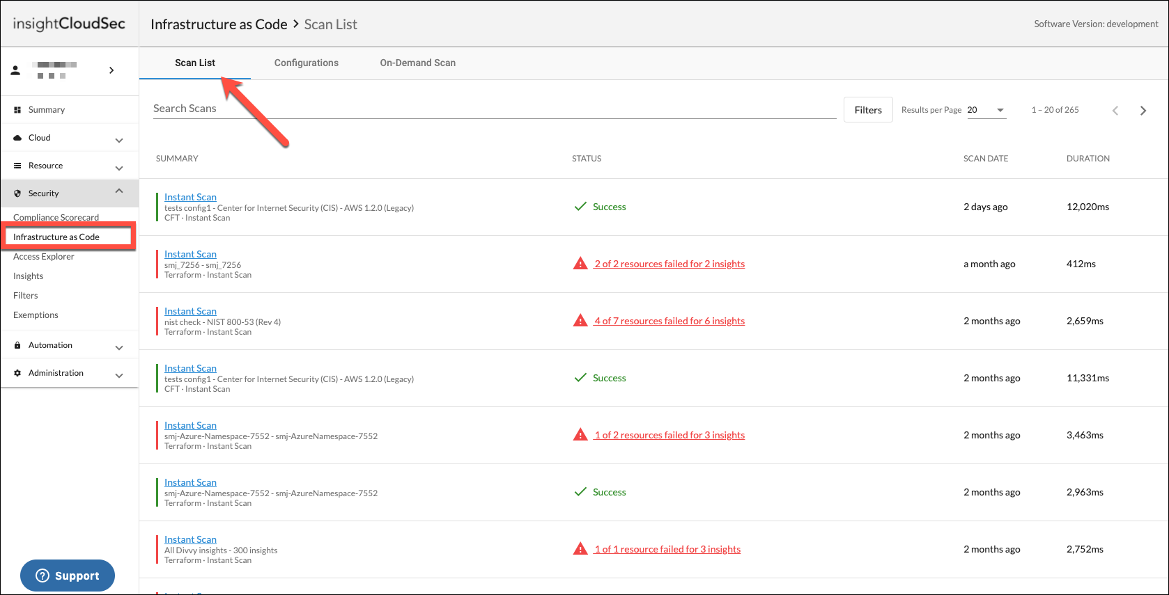 Screen Shot 2021-08-05 at 2.45.36 PM.png IaC Security Scan Results