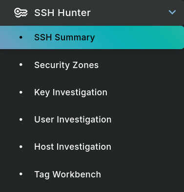 SSH Hunter Sidebar