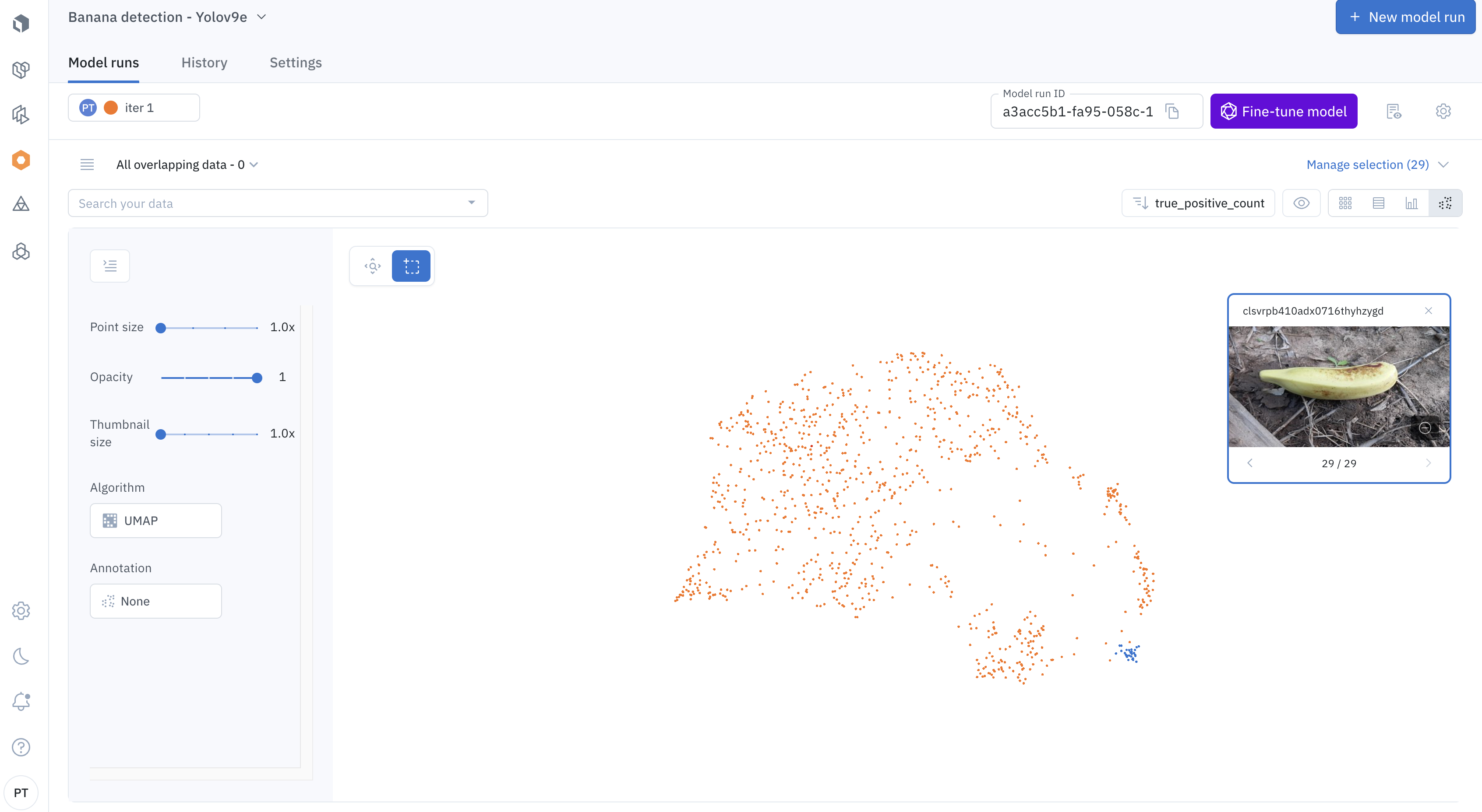 Understand the distribution of your training and inference data, splits, annotations, and predictions