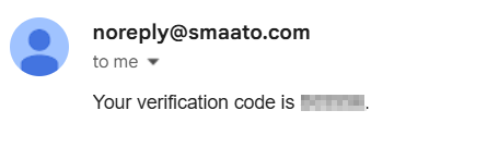 **Verification code**