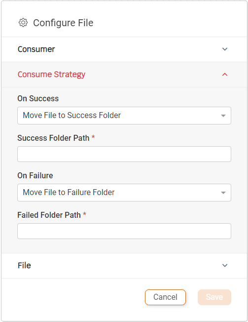 Configure Consume Strategy