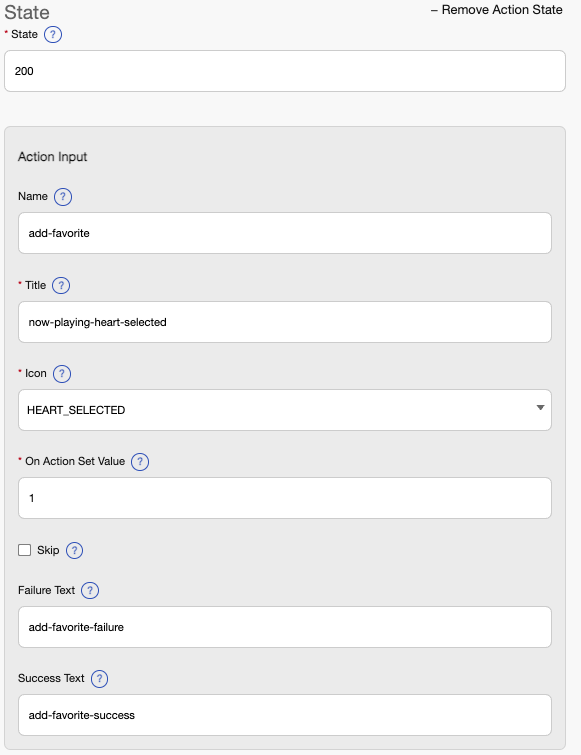 Configure ratings