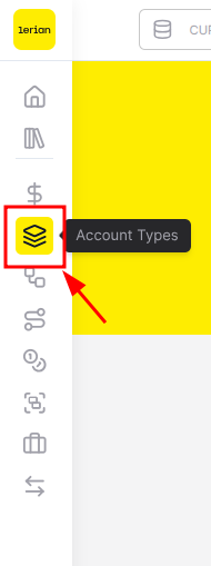 Figure 1. The icon used to open the Account Types page.