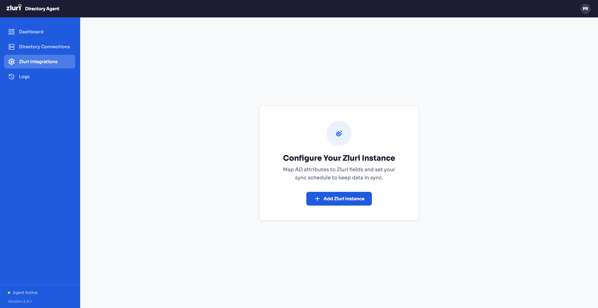 Zluri Integrations — Empty State