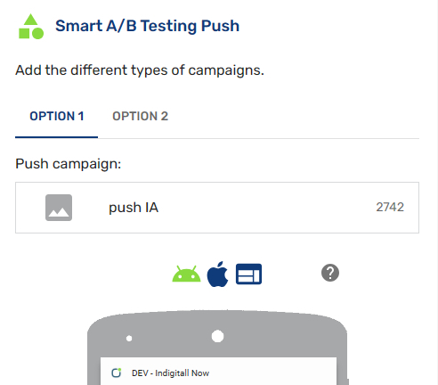 Smart A/B Testing Push