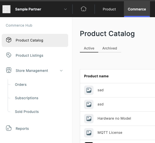 Product Catalog
