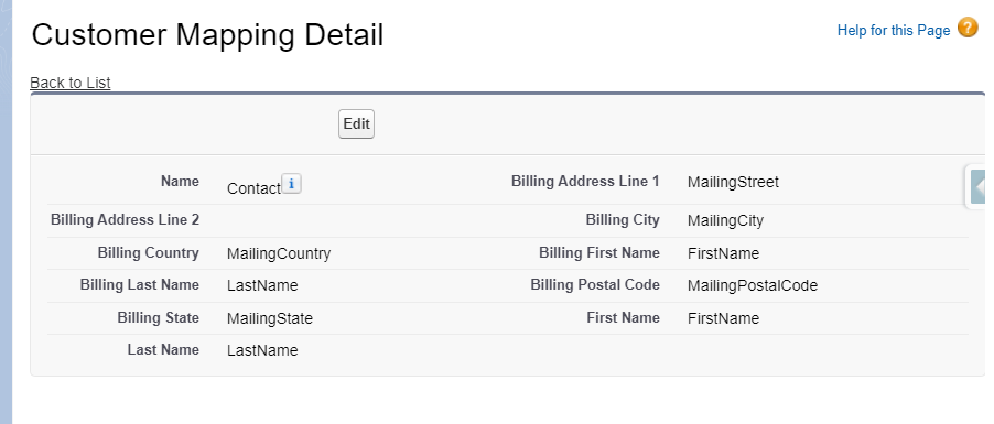 An example of Custom Mappings