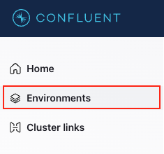 Screen capture of the Environments tab.
