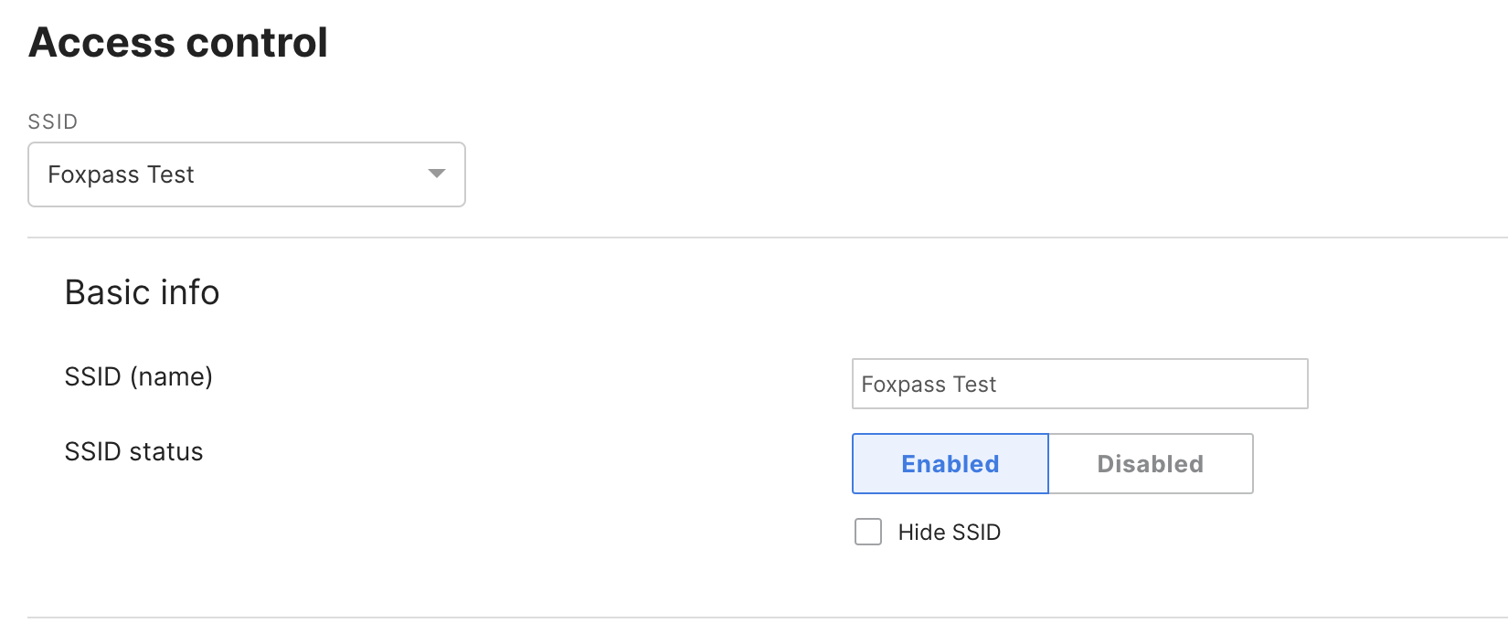 Configure SSID in Meraki