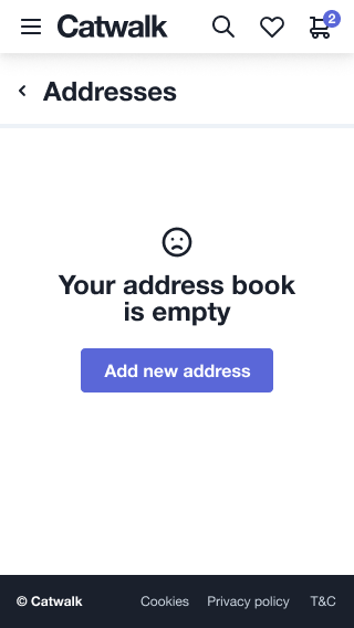 Empty address example
