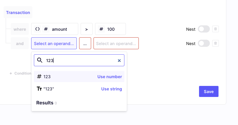 Create string or number constant