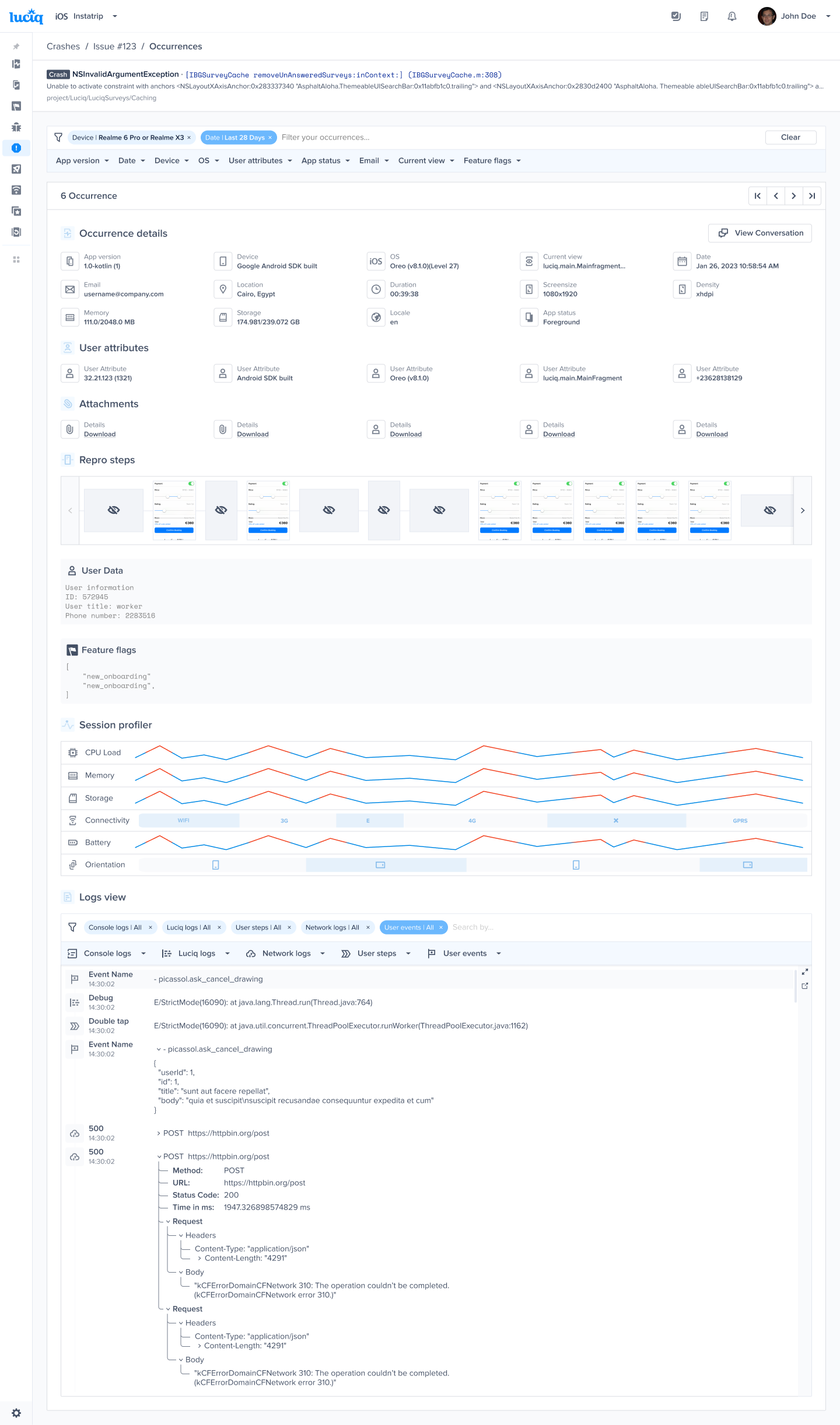 Occurrences - full view - using filters.png