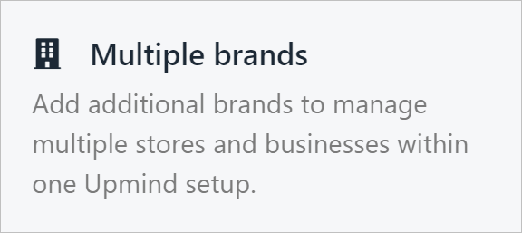 Select Multiple brands