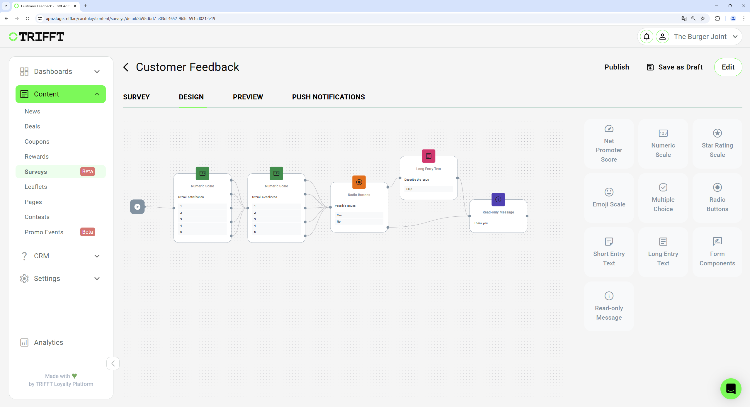 Customize flow and create different paths