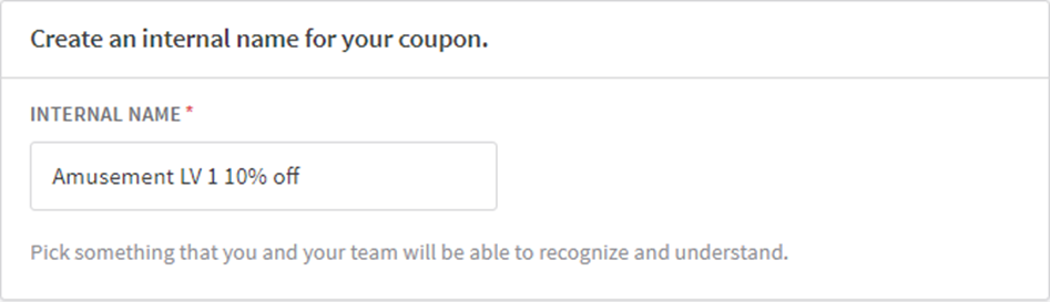 New coupon button