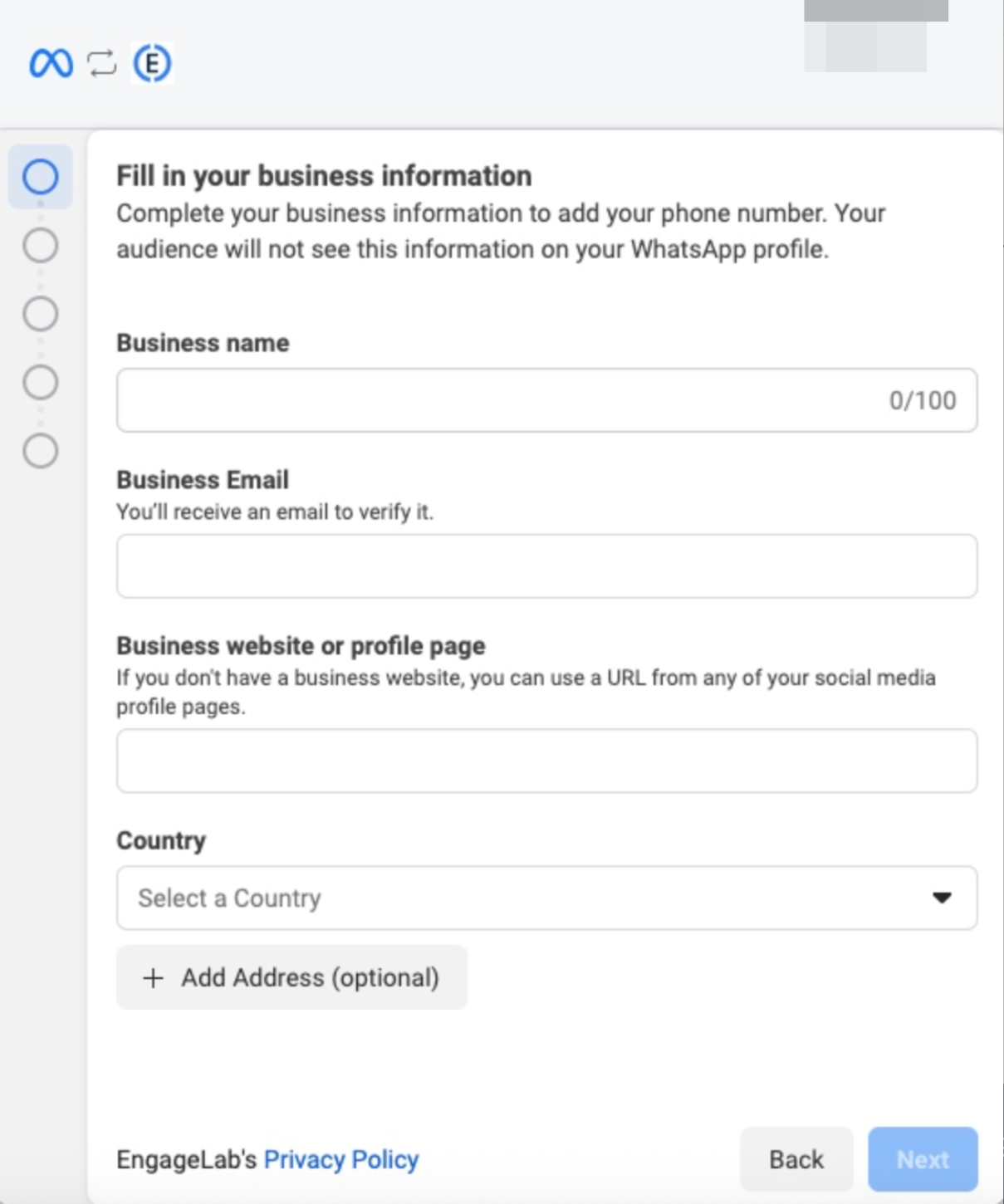 Meta Business Account Setup