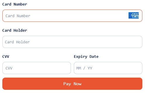 Embedded Checkout with the Monospace font.