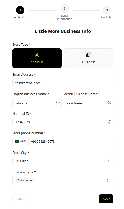 Store Information